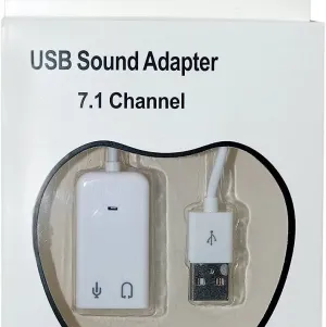كرت صوت usb خارجي LAVA USB 7.1 CHANNEL 