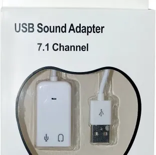 كرت صوت usb خارجي LAVA USB 7.1 CHANNEL 