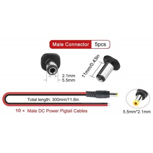 وصله بور كمرات DC 12 V