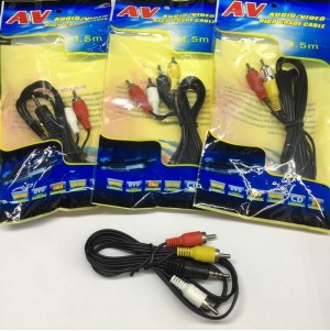 كابل رسيفر  3×1 3RCA 1 Stereo 1.5Mtr