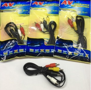 كابل رسيفر  3×1 3RCA 1 Stereo 1.5Mtr