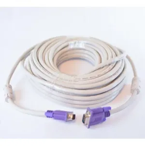 كابل POINT VGA  بطول 5 متر - أبيض