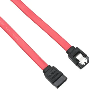 كابل ساتا للقرص الصلب SATA 3.0 سن وسرعة 6 جيجابت في الثانية بفيشة قفل بسقاطة للهارد/ ذاكرة ROM CD، مقاس 40 سم