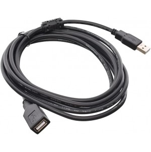 كابل وصلة USB ذكر إلى أنثى سلك تمديد نوع ايه لنقل البيانات من اكسون بطول 5 متر 