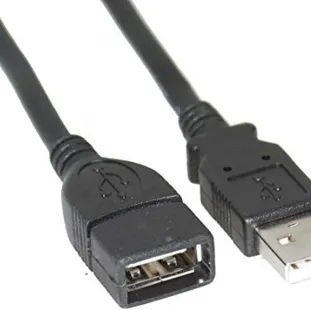 كابل وصلة USB ذكر إلى أنثى سلك تمديد نوع ايه لنقل البيانات من اكسون بطول 5 متر 