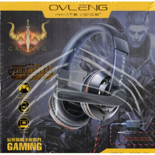 سماعات للرأس ستيريو للالعاب مع ميكروفون للكمبيوتر Gaming Headset OVLENG OV-P2 Headphones with Microphone