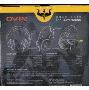 سماعات للرأس ستيريو للالعاب مع ميكروفون للكمبيوتر Gaming Headset OVLENG OV-P2 Headphones with Microphone