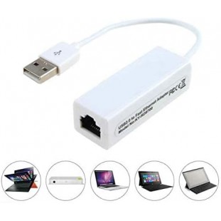 كابل محول شبكة من USB 2.0 إلى ايثرنت ار جيه 45 من انيجود، لشبكة محلية 10/100 ميجابت لكل ثانية