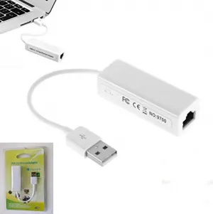 كابل محول شبكة من USB 2.0 إلى ايثرنت ار جيه 45 من انيجود، لشبكة محلية 10/100 ميجابت لكل ثانية