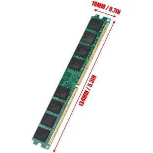 رمات 1 جيجا 1GB DDR2-533 PC2-4200 240pin Desktop Memory RAM Upgrade DDR2-533MHz 240-pin DIMM