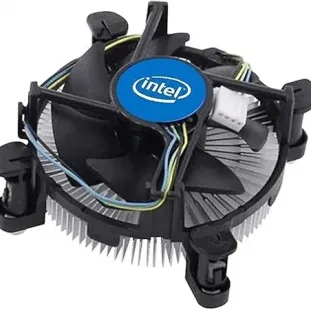 مروحة معالجة انتل  تبريد بروسيسور كليبس بقلب نحاس ل i3 i5 i7، 4-Pin