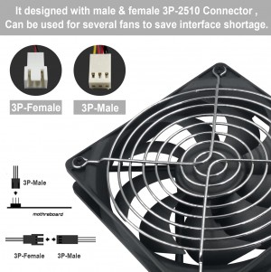 pc fan 120mm مروحه كمبيوتر