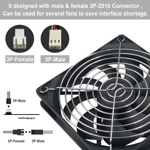 pc fan 120mm مروحه كمبيوتر